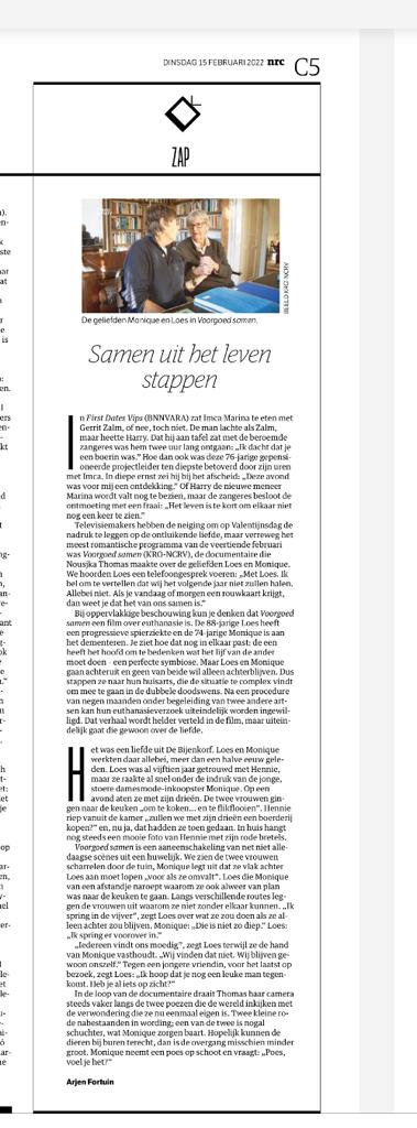 Voorgoed samen NRC